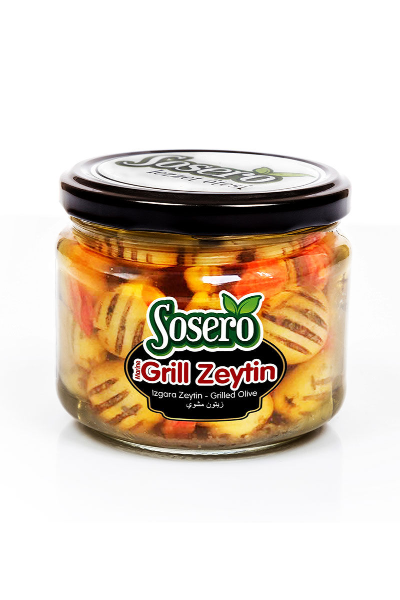 Sosero Izgara Zeytin 290 G Cam