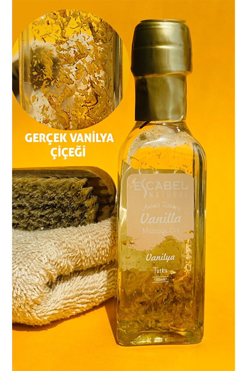ESCABEL Aroma Terrapy Masaj Yağı VANİLYA 100 ml TUTKU