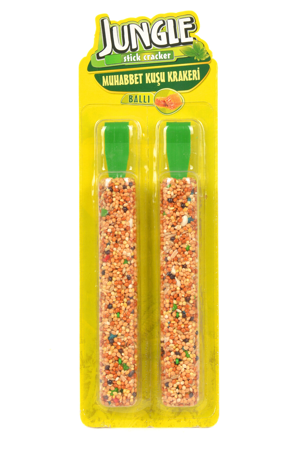 Jungle Muhabbet Kuşu Ballı 3' Lü Kraker