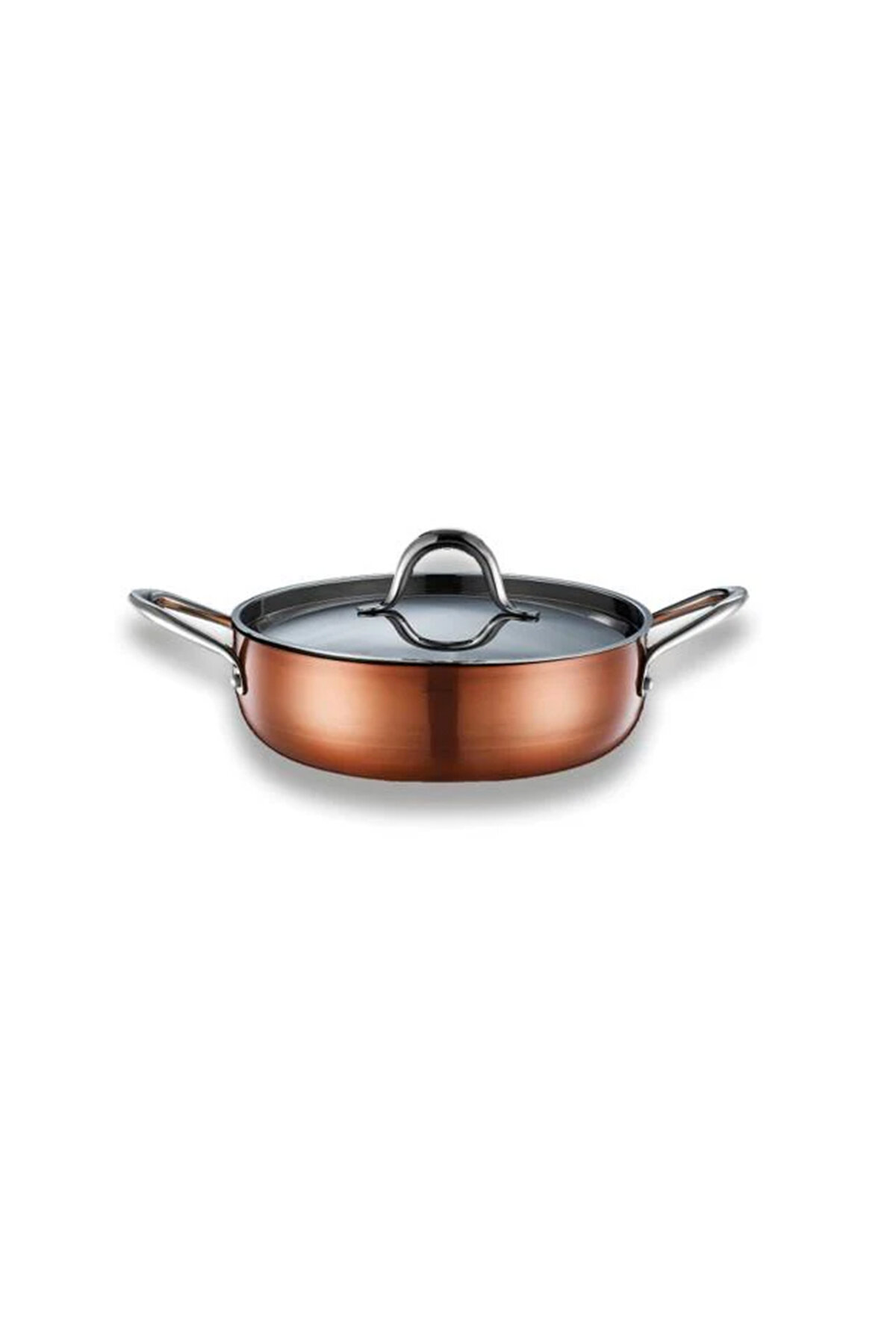 Brioni Copperfield Alüminyum Basık Tencere 24 cm