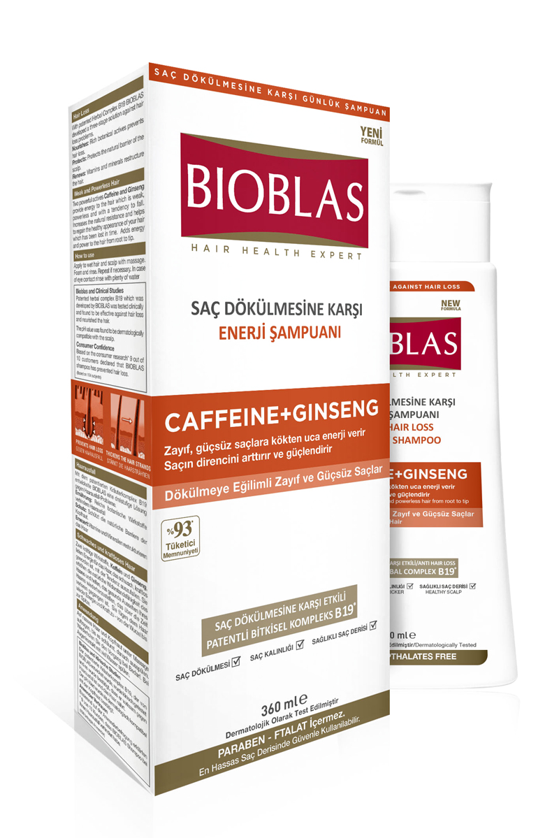 Bioblas Şampuan 360 ml Saç Dökülmesine Karşı Caffeine