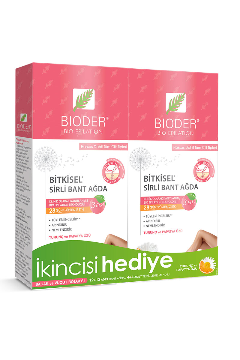 Bioder Bant Ağda Vücut için 1+1