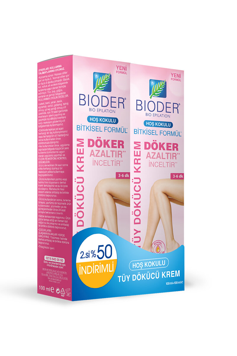 Bıoder Tüy Dökücü Krem 100 ml 2.si %50 İndirimli