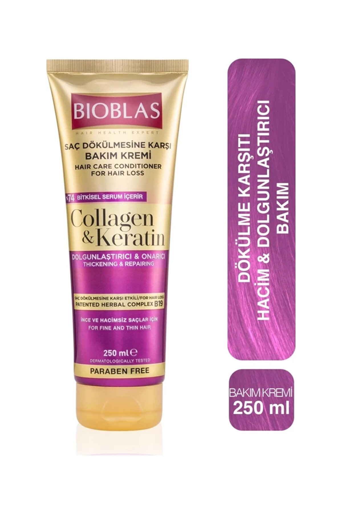 Bioblas Saç Kremi Kolojen+Keratin 250 ml
