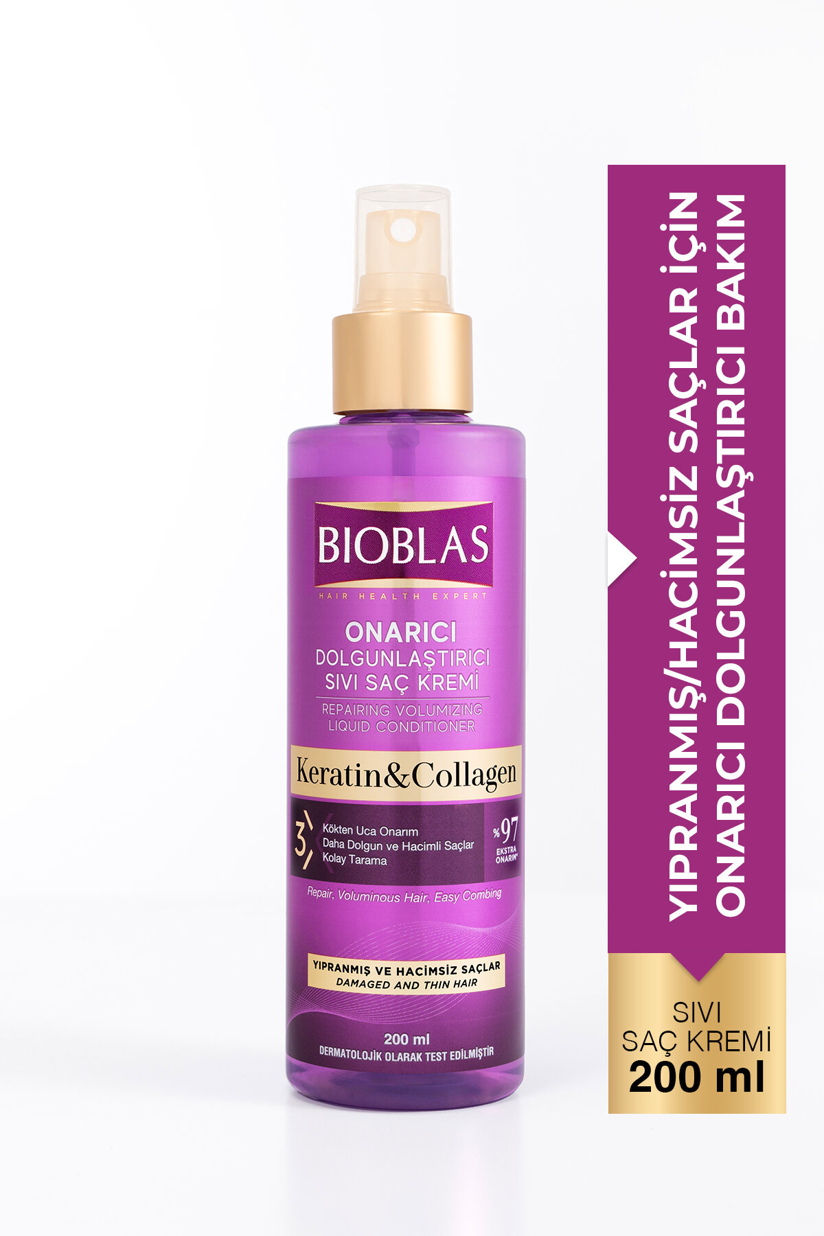 Bioblas Sıvı Saç Kremi Kolojen+Keratin 200 ml