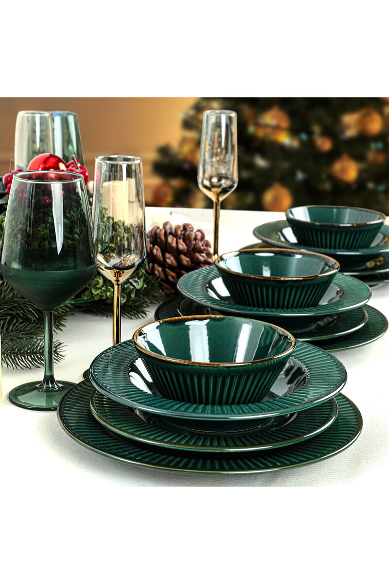 Keramika Line Hitit Seramik Yemek Takımı 24 Parça