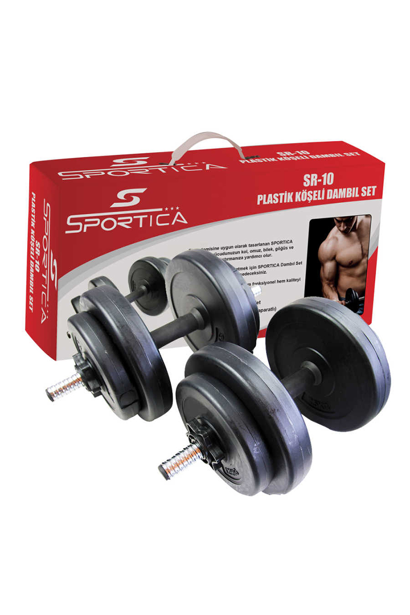 Sportica Sr10 Plastik Dambıl Seti 10,5Kg