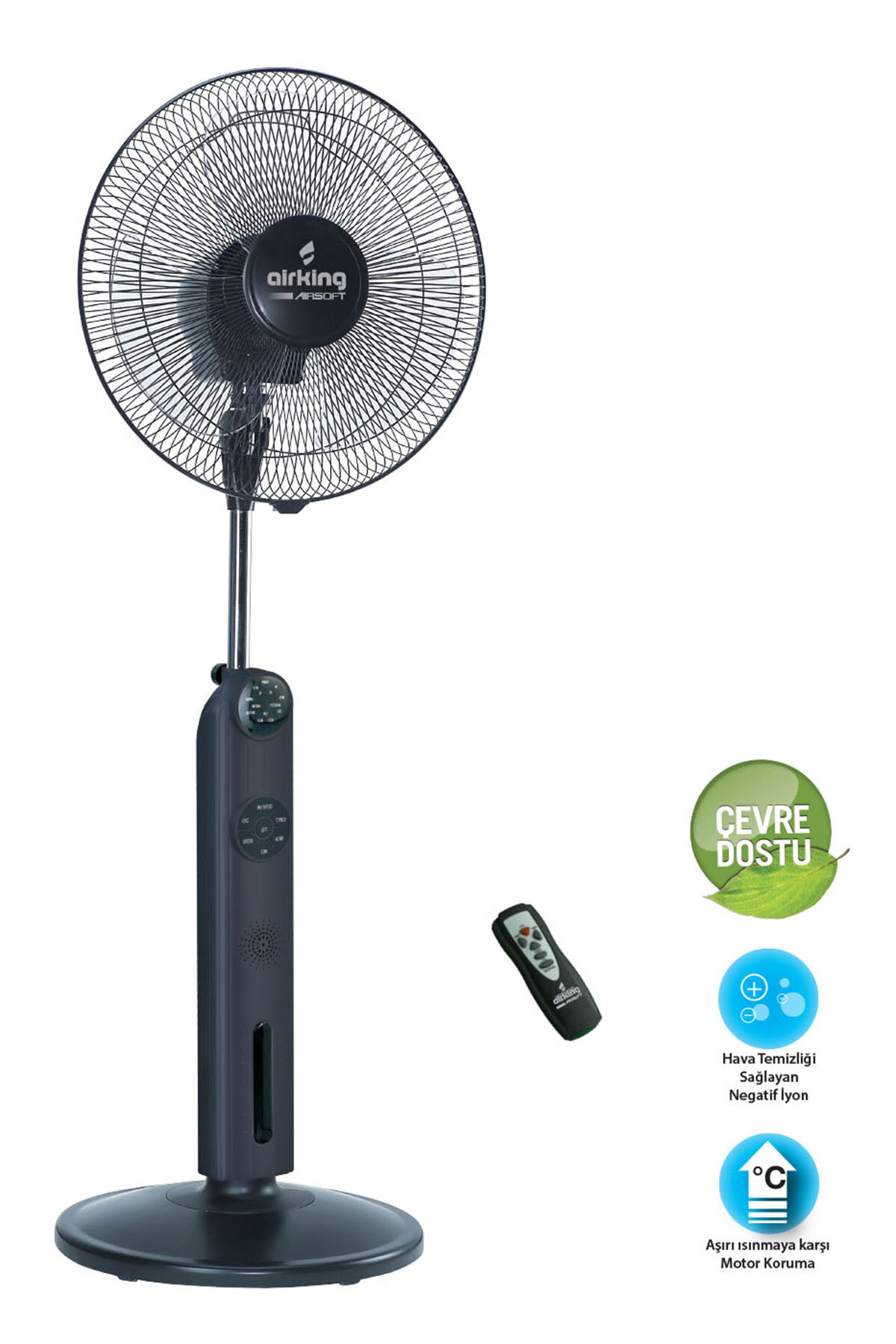 Airking Vantilatör Airsoft Fonksiyonel Salınımlı İyonizerli