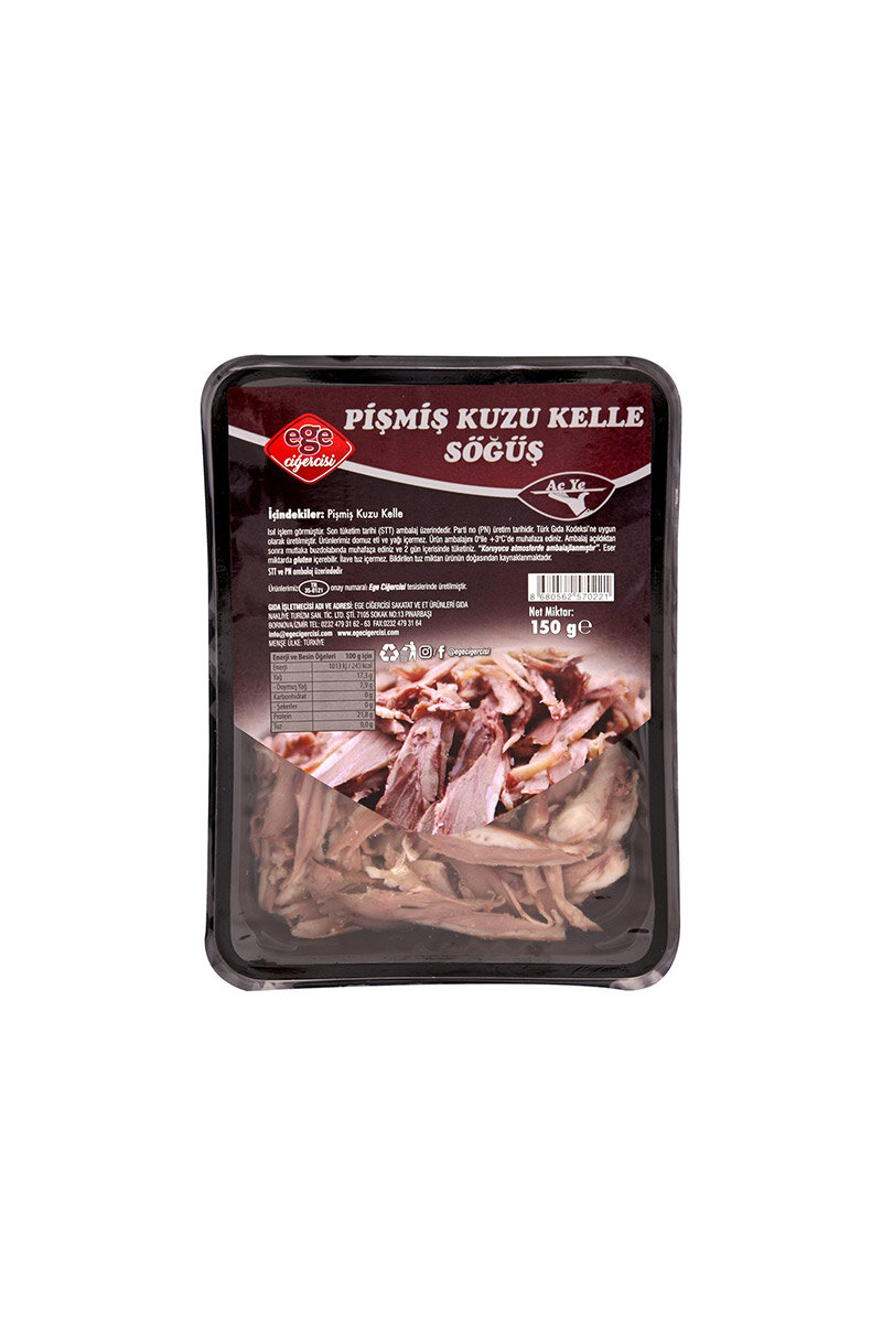 Ege Ciğercisi Kuzu Kelle Söğüş 150g