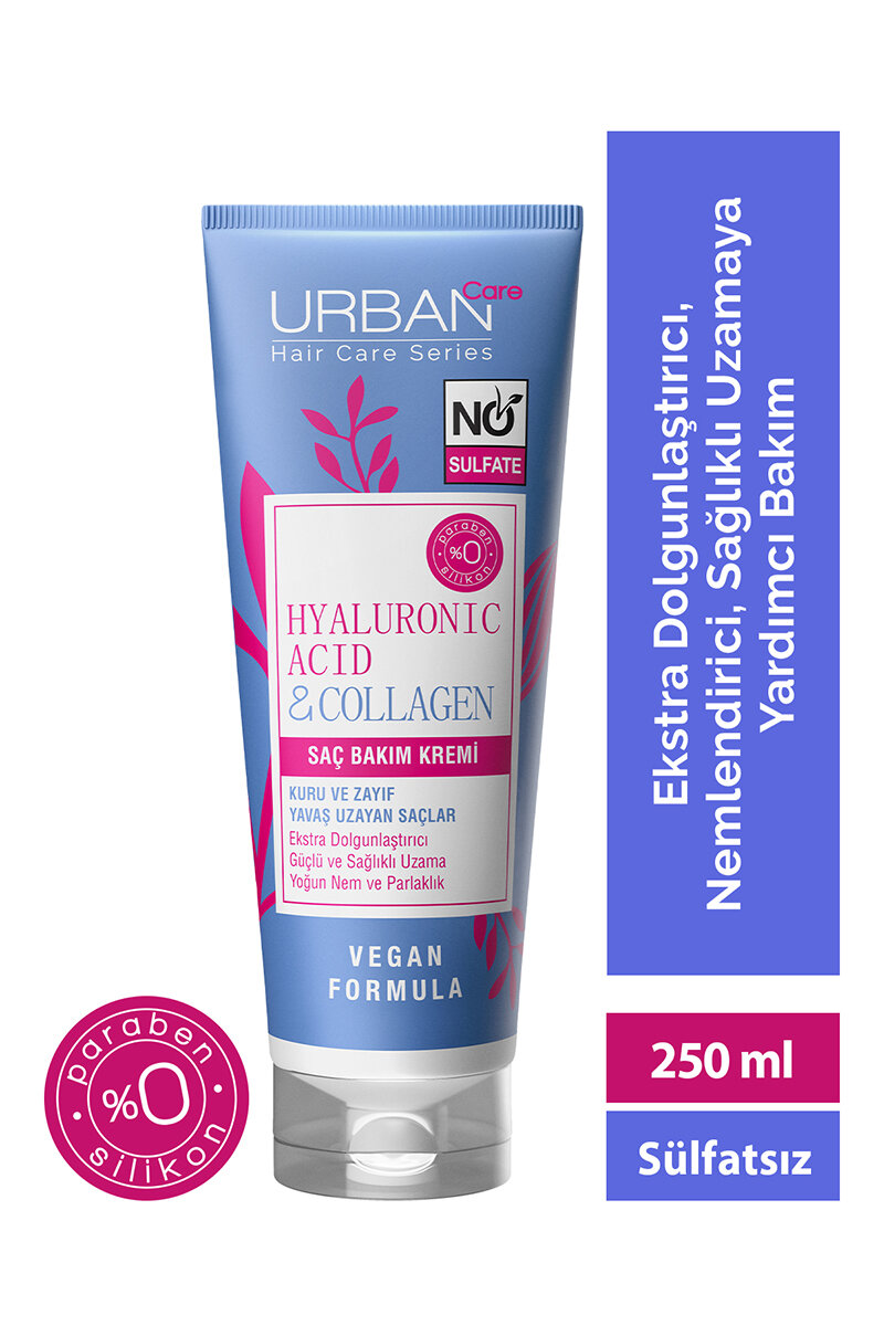 Urban Care Hyaluronik Asit & Kolajen 250ml Sülfatsız Saç Kremi