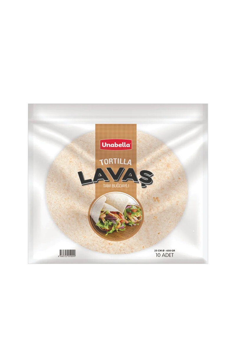Unabella Tortilla Tam Buğday 650 G (25Cm)