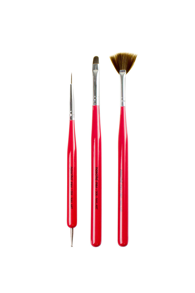 Nascita Tırnak Süsleme Fırça Seti 3'lü