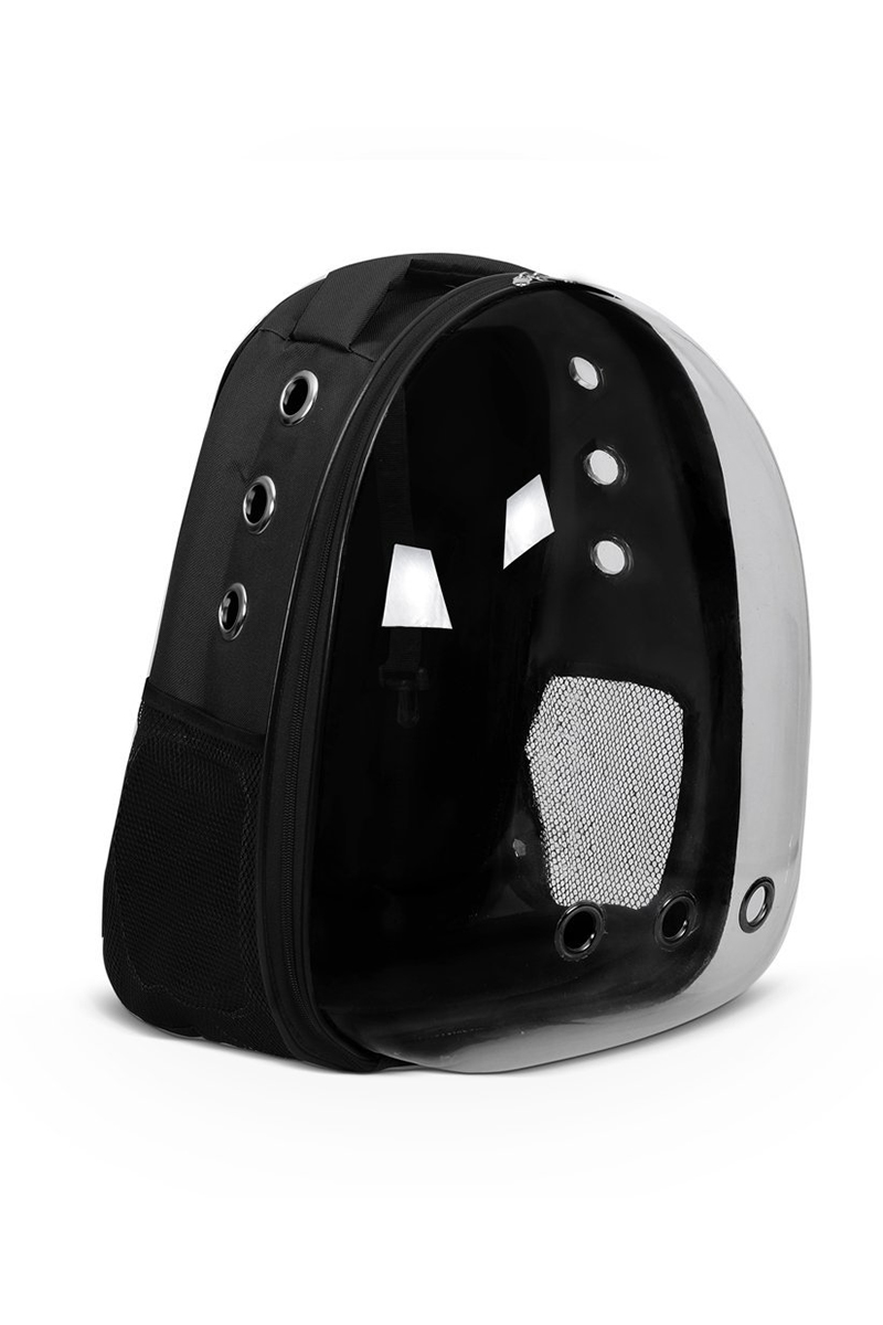 Cattie Vısıon Kedi Köpek Taşıma Çantası Siyah