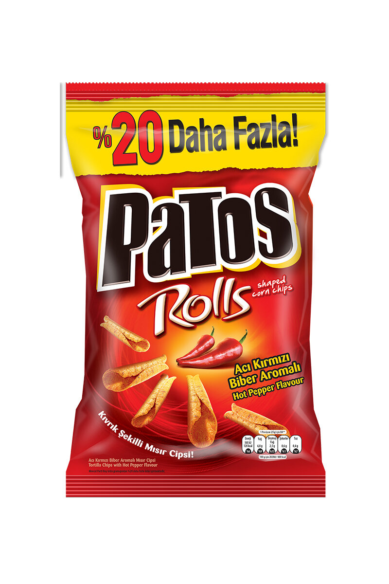 Patos Rolls Acılı Parti Boy 167 g