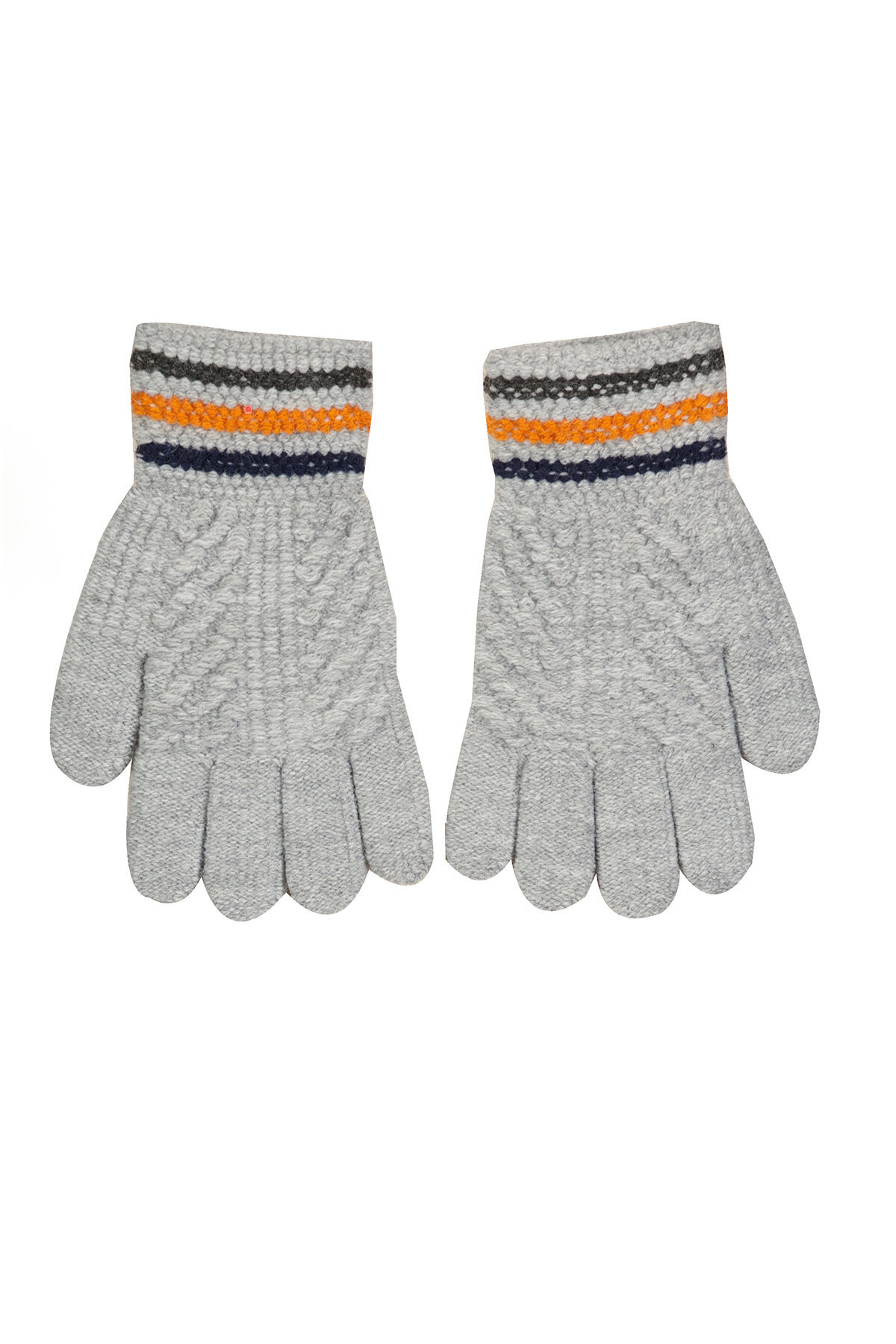 Kitti 4-8 Yaş Çocuk Örme Eldiven Erkek P-K23230-05