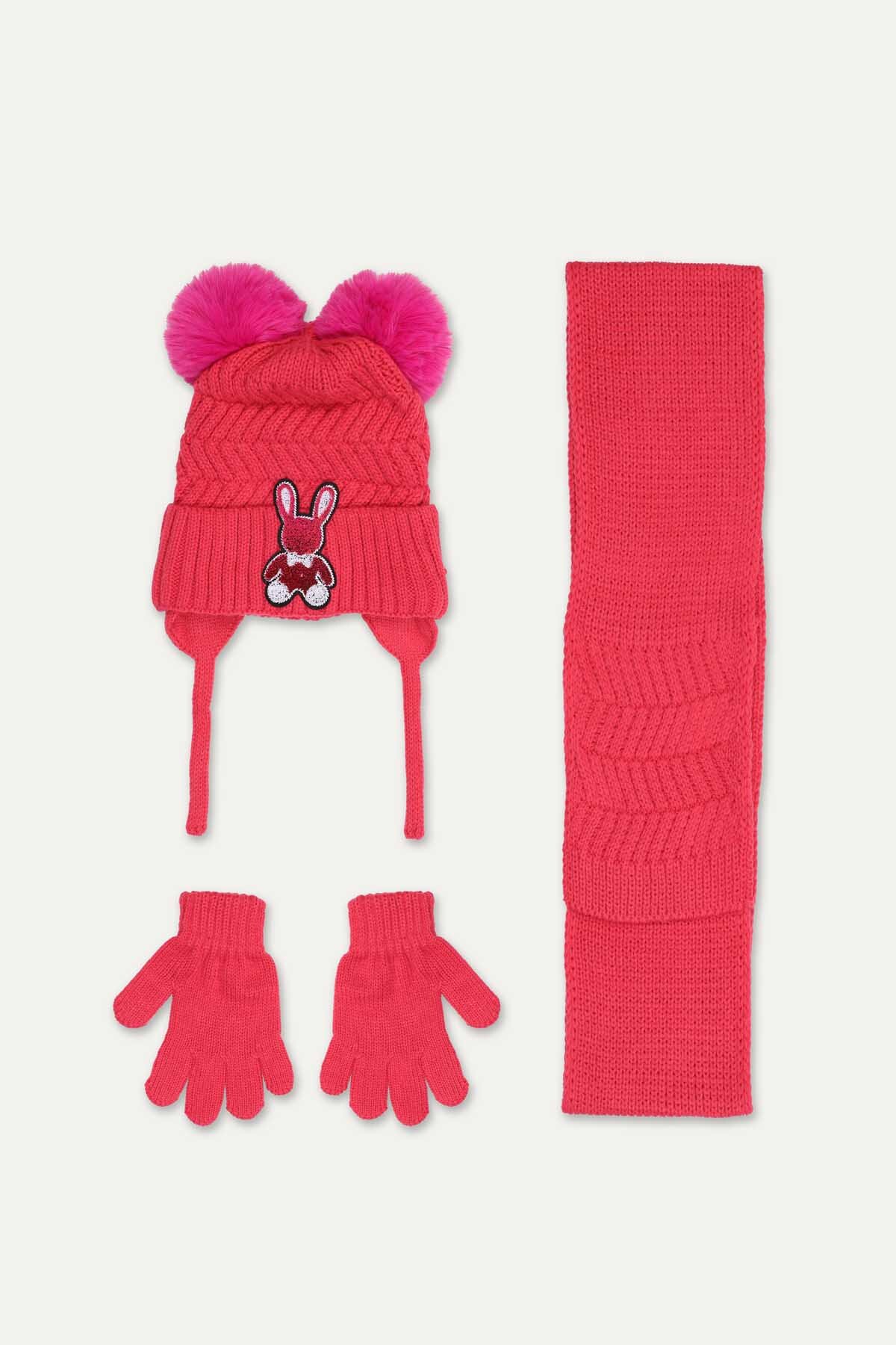 Kitti Kız Çocuk Üçlü Takım 1/4 Yaş P-K24160-06