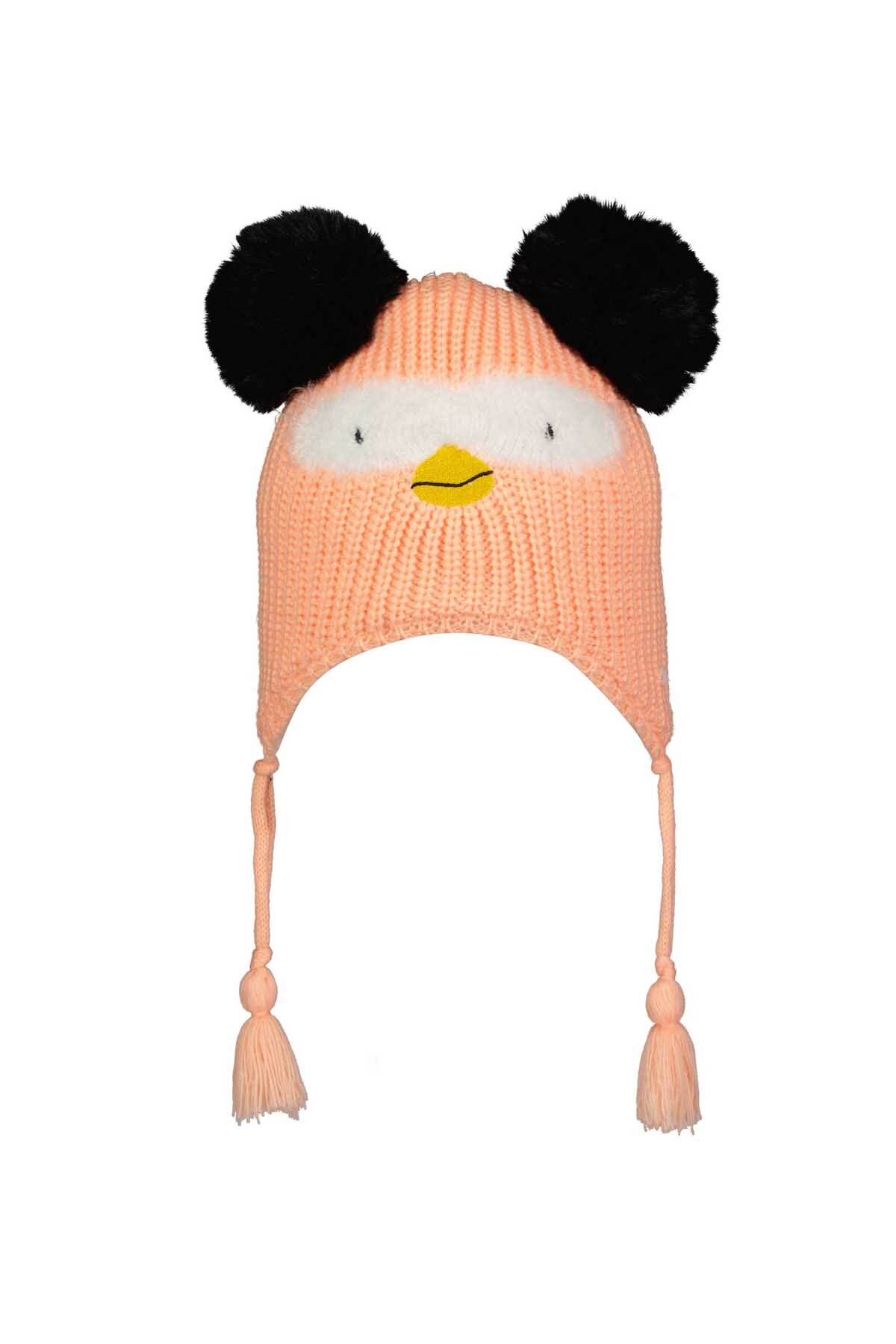 Kitti Kız Çocuk Kulaklı Eldiven 4/8 Yaş P-K24130-05