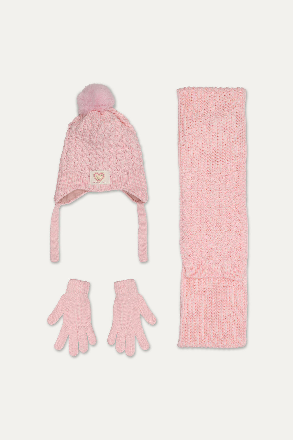 Kitti Kız Çocuk Üçlü Takım 4/8 Yaş P-K25170-02