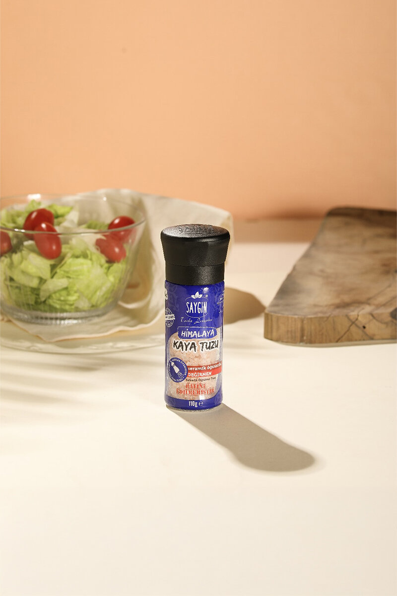 Saygın Himalaya Tuzu Değirmen Kapaklı 110G