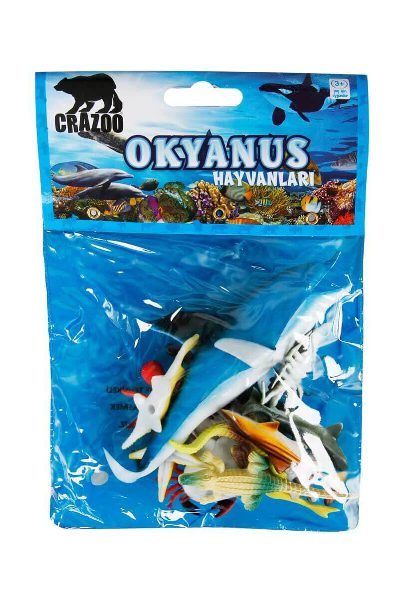 Okyanus Hayvanları Poşetli Hayvan Oyun Seti Küçük 704