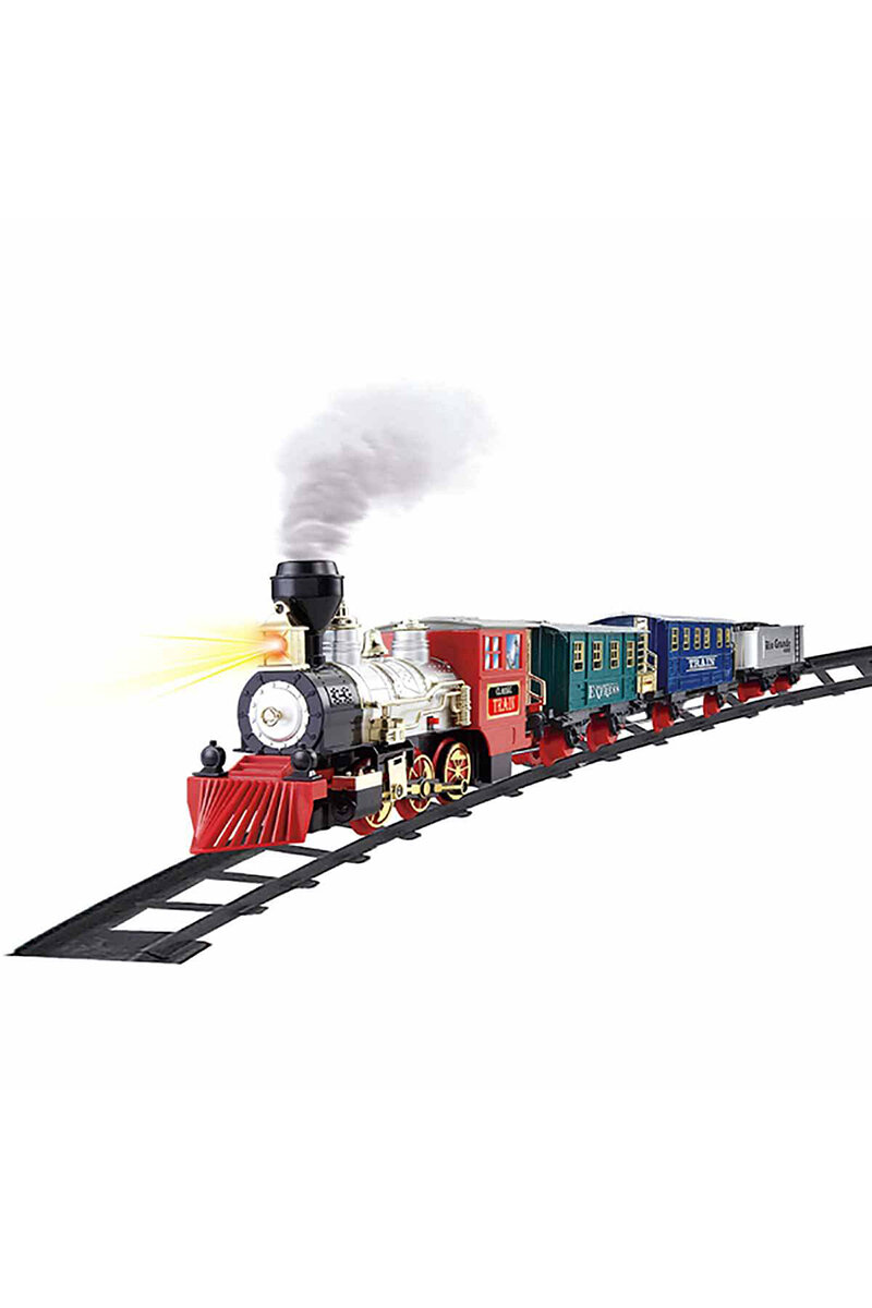Sesli ve Işıklı Klasik Tren Seti 16 Parça