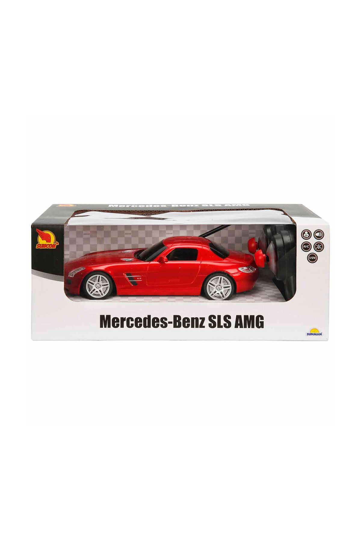 1:24 Mercedes Benz Sls Amg Işıklı Uzaktan Kumandalı Araba
