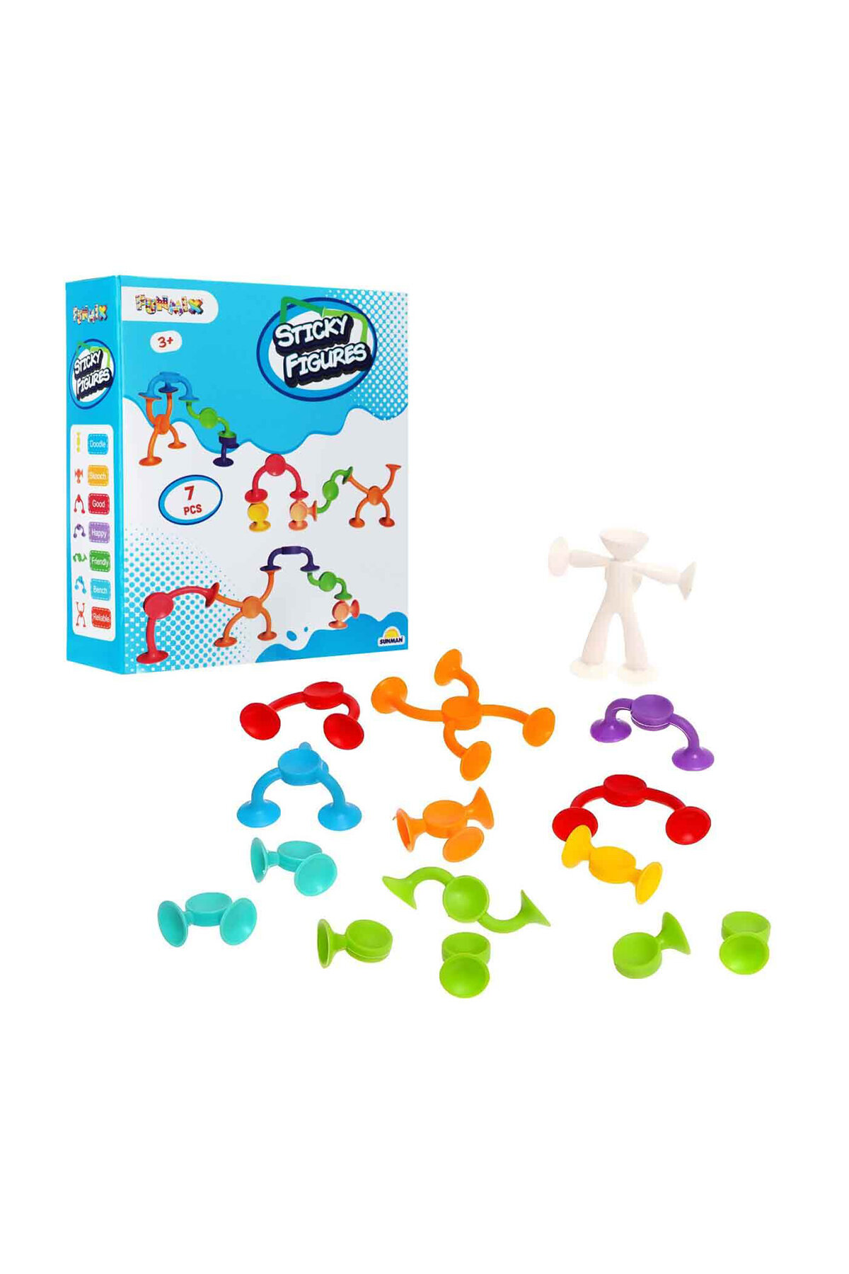 Oyun Eğlenceli̇ Küçük Vantuz 7 Parça