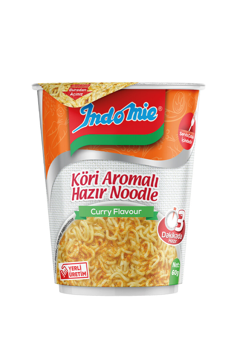 İndomie Körili Hazır Noodle Bardak 60 g