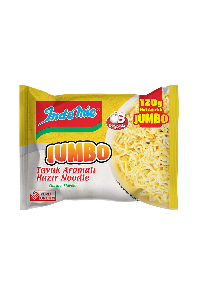İndomie Jumbo Tavuk Aromalı Hazır Noodle 120 g