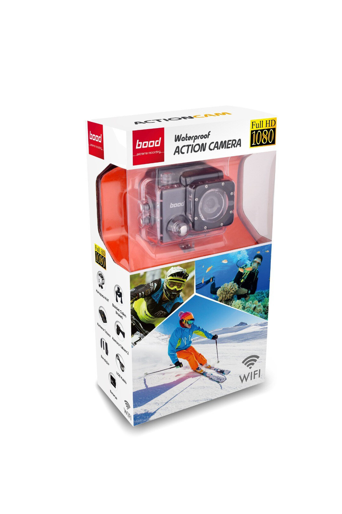 Bood Aksiyon Kamerası Full HD Wifi