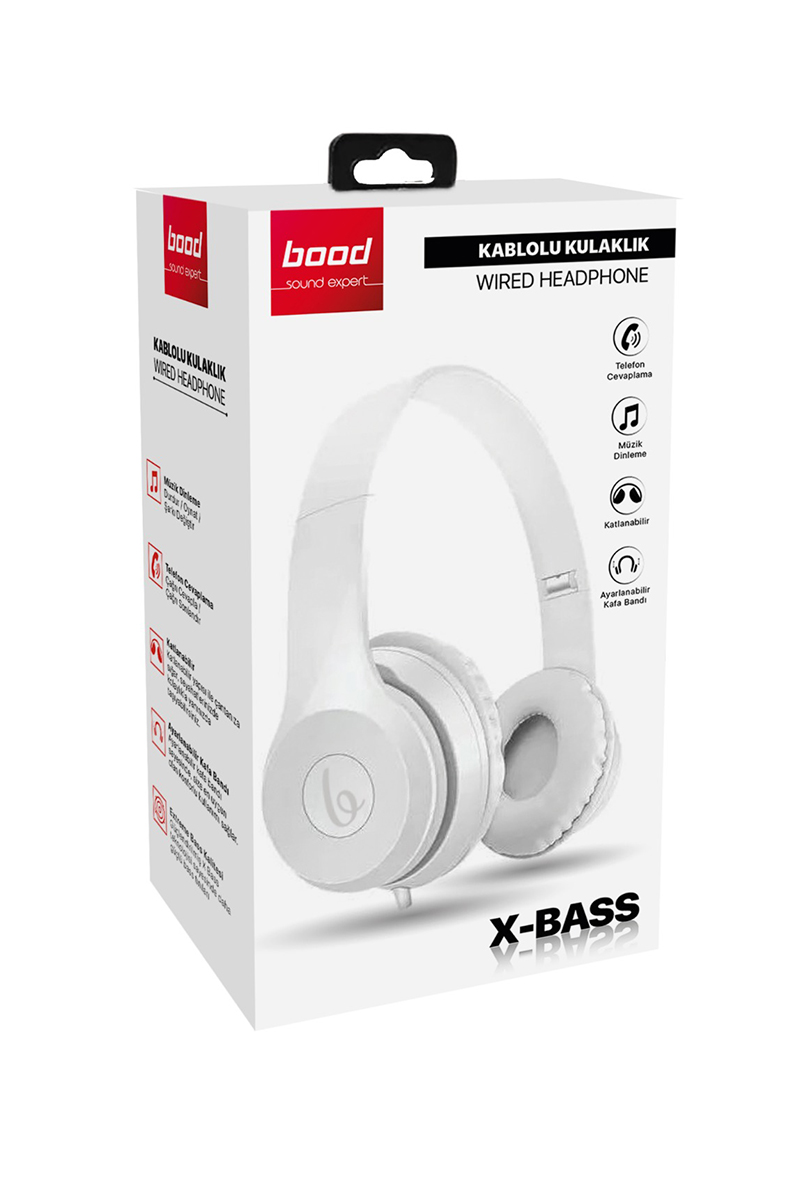 Bood Kulaküstü Kablolu Kulaklık BH-40