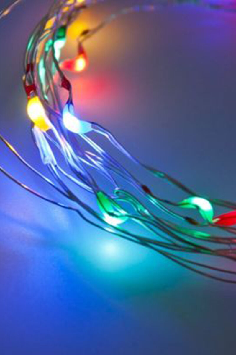 Kika Fonksiyonlu Eko Led Işık RGB Karışık 50'li