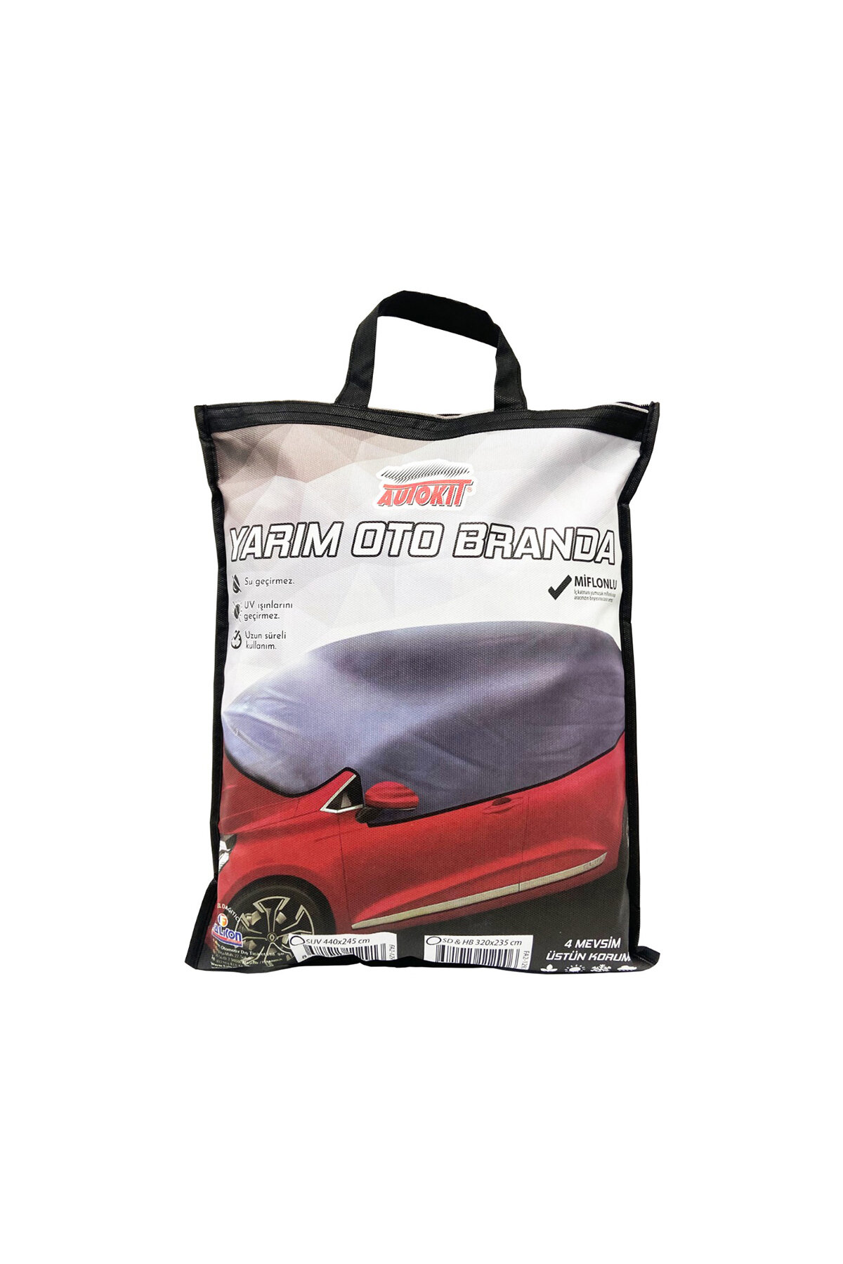 Autokit Yarım Araç Brandası SUV 440x245cm