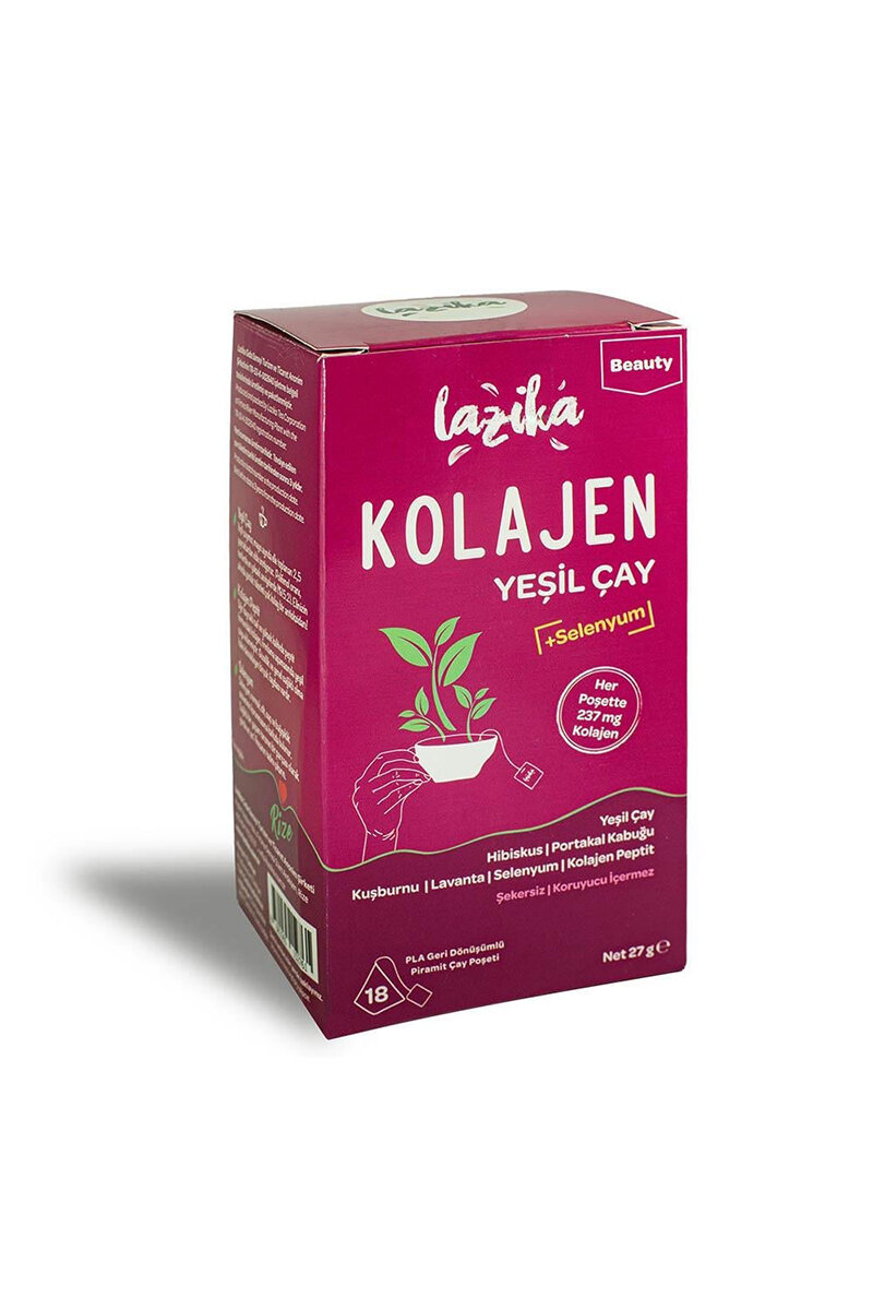 Lazika Kolajenli Yeşil Çay 18'Li
