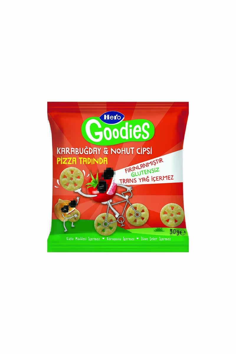 Hero Goodies Karabuğday Nohut Cipsi Pizza Tadında 30 g