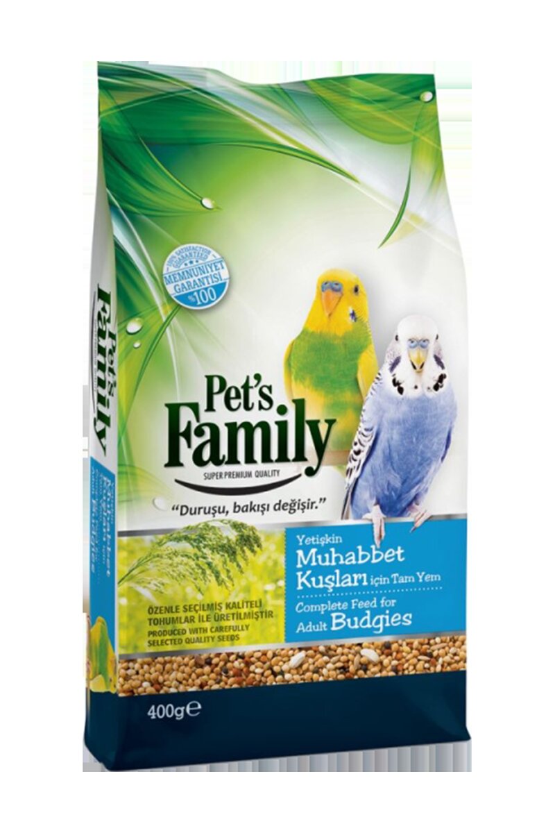 Pets Family Muhabbet Kuşu Yemi 400g
