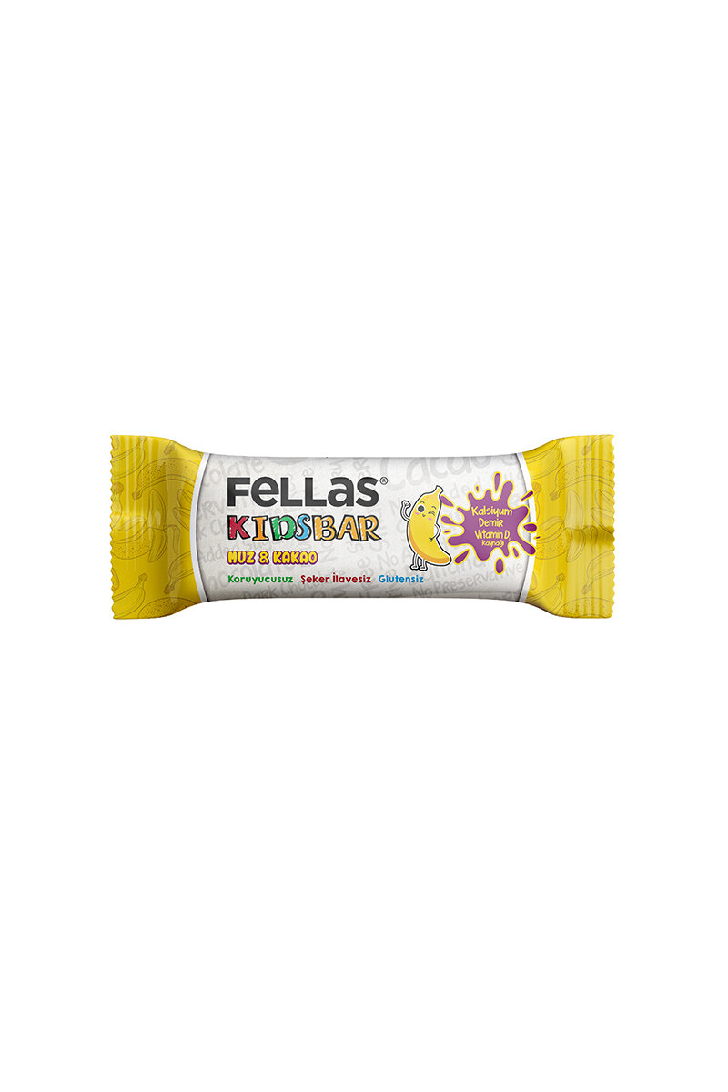 Fellas Muz Kakao Glütensiz Kids Bar 28 Gr