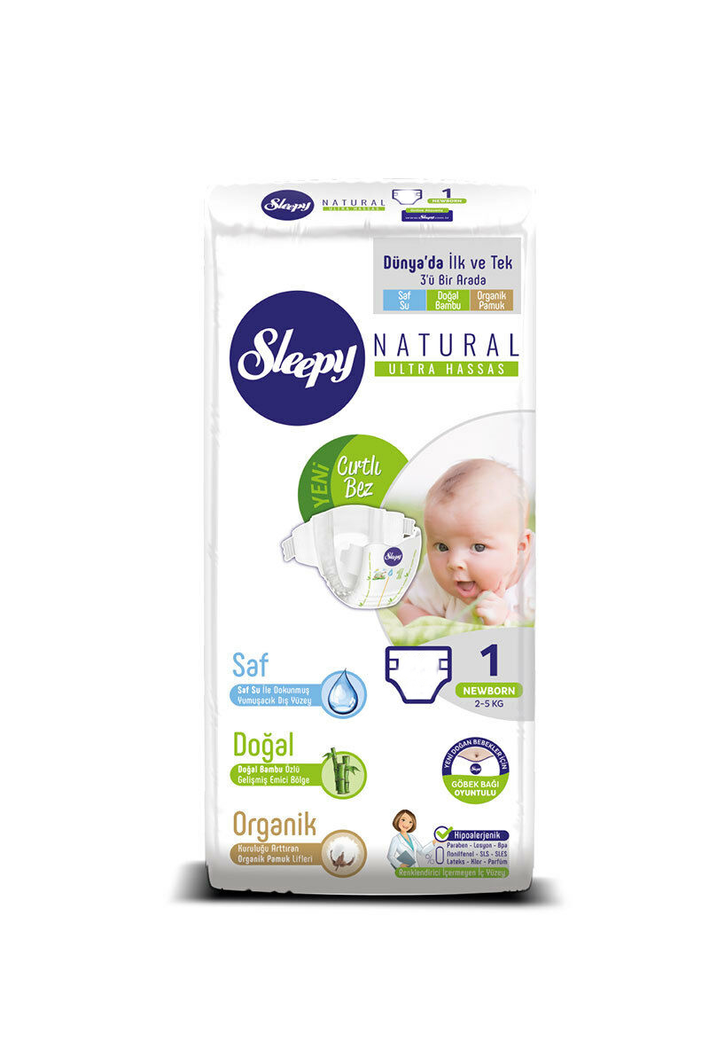 Sleepy Natural Jumbo Yenidoğan (1) 2-5 Kg 40 Adet