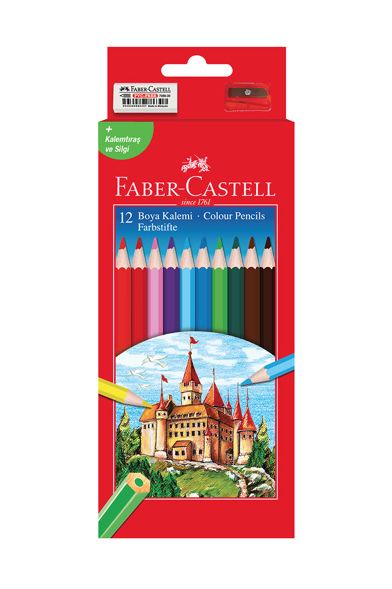 Faber-Castell Blisterli Kuruboya 12'li Set