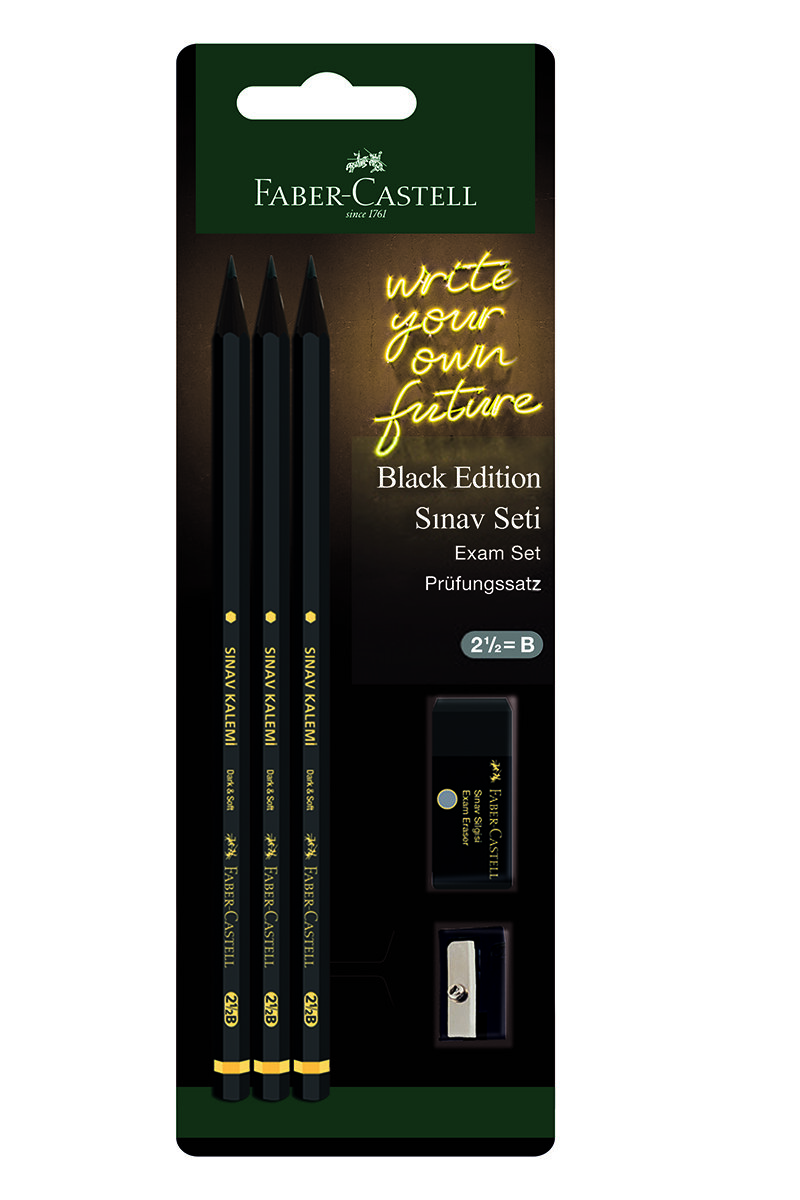 Faber-Castell Bls Black Edition Sınav Set 3x (FSC)