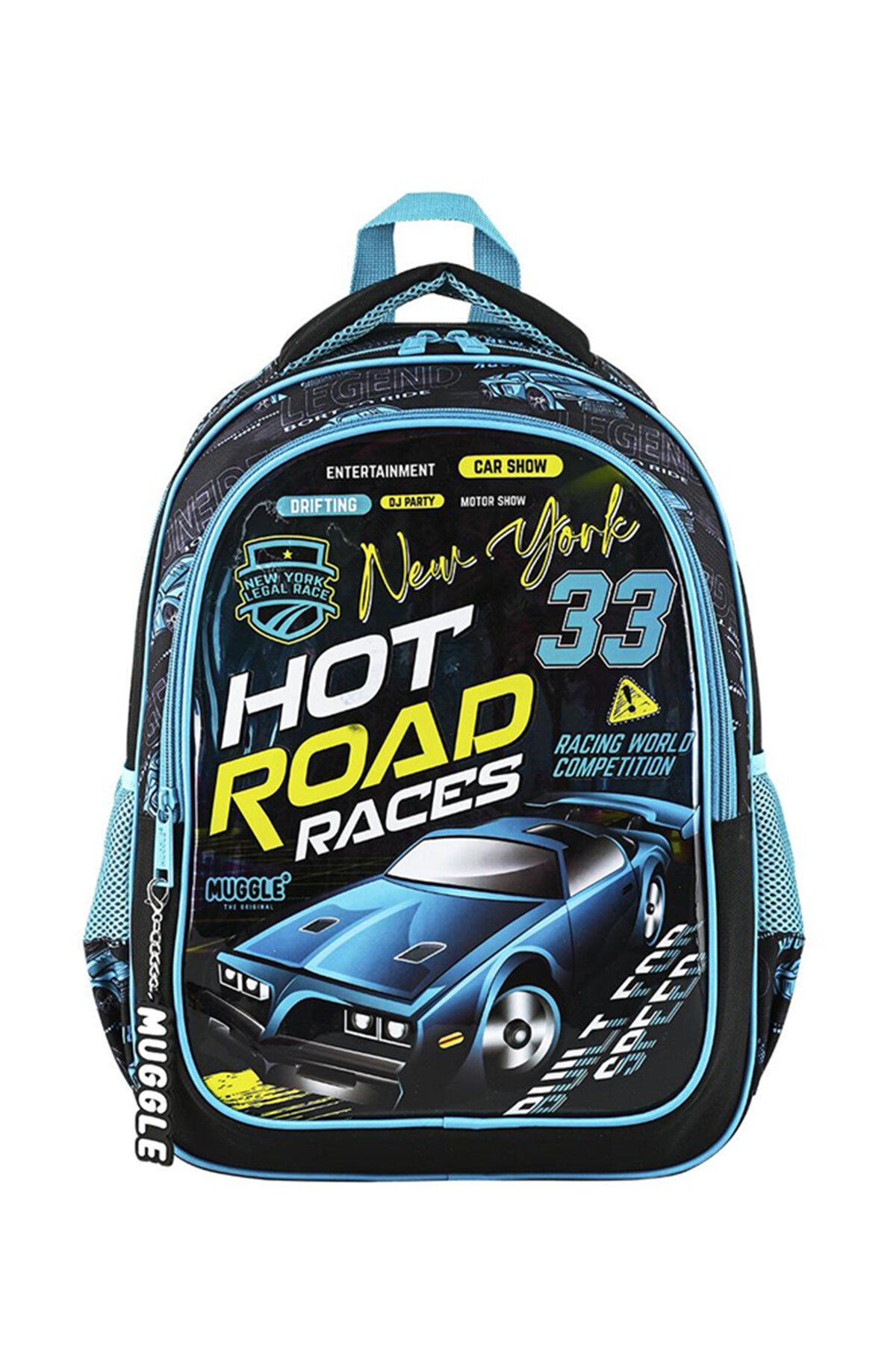 Muggle Mu-9144 Hot Road Koleksiyonu İlkokul Çantası
