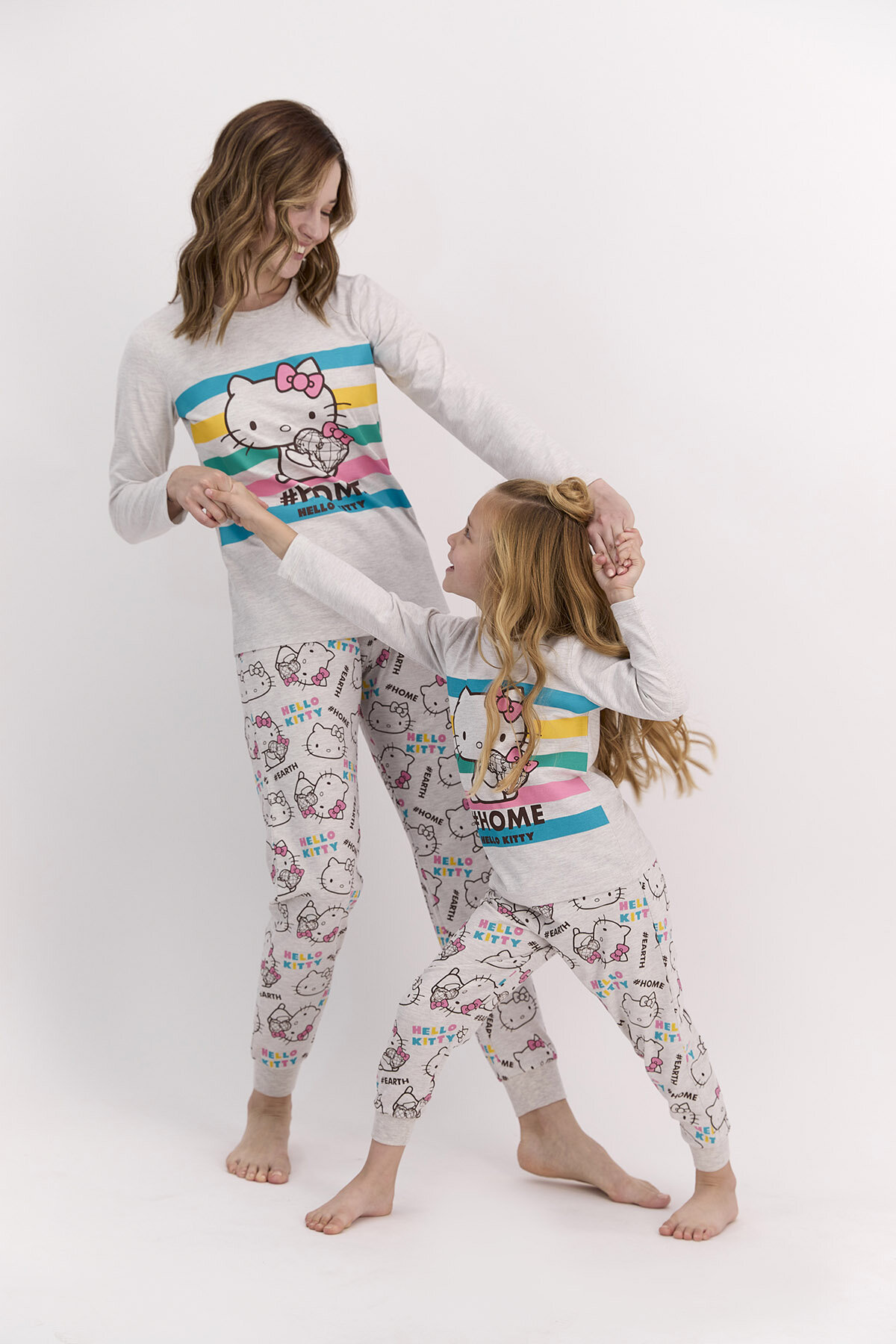 Hello Kitty Kız Çocuk Pijama Takım L1400-3BEJ