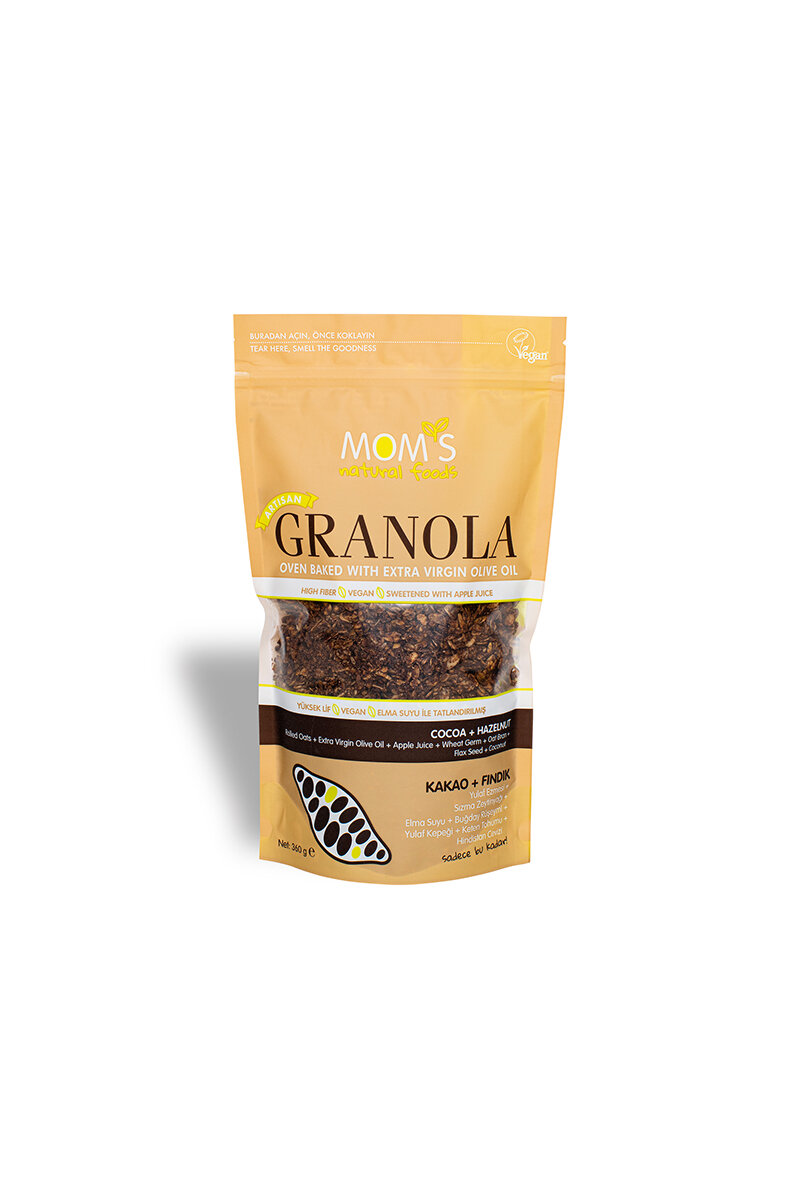 Mom's Kakaolu Fındıklı Granola 360 g