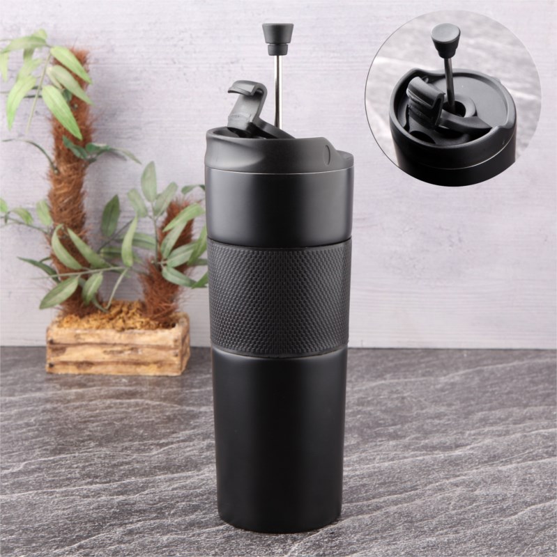 Tohana Çelik French Press Termos Kupa 450 ml