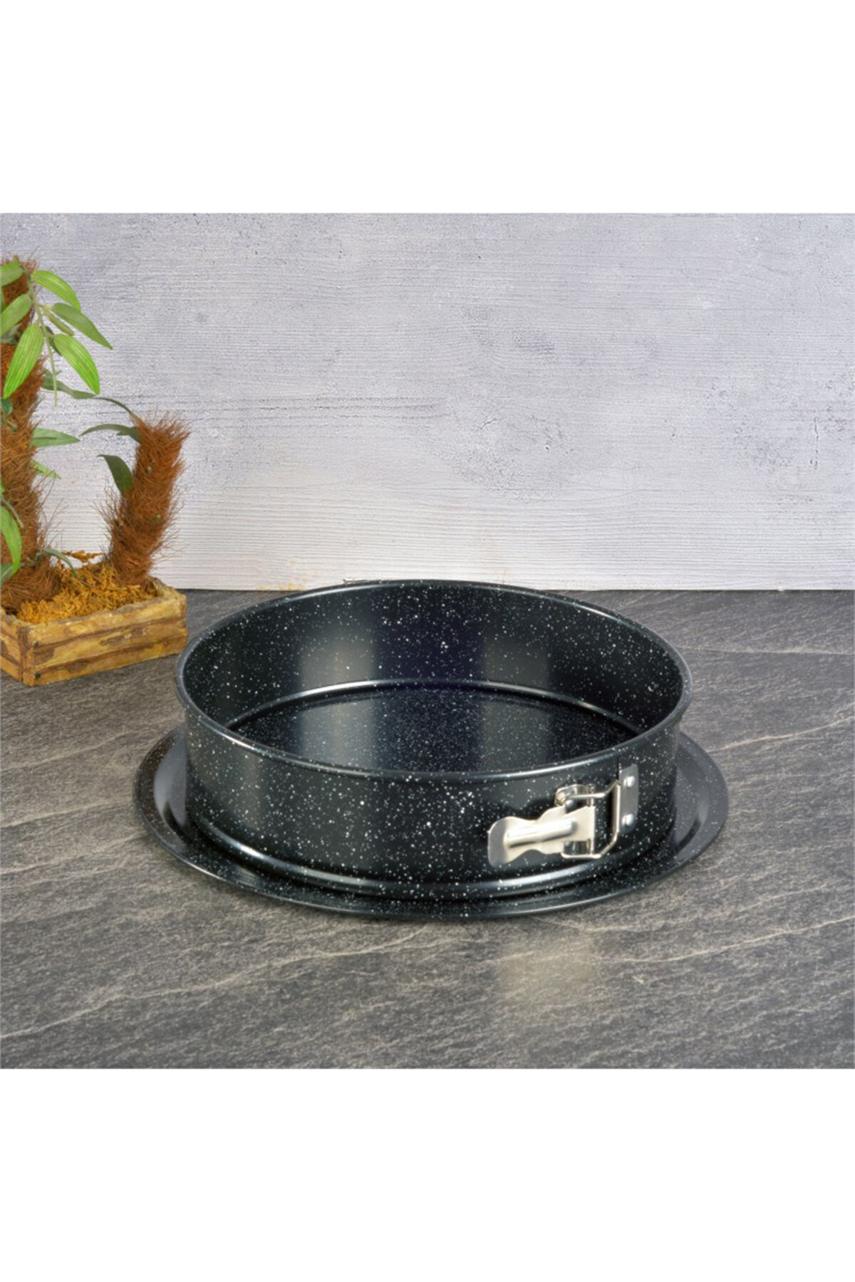 Tohana Kelepçeli Kek Kalıbı Granit Siyah Thn69103
