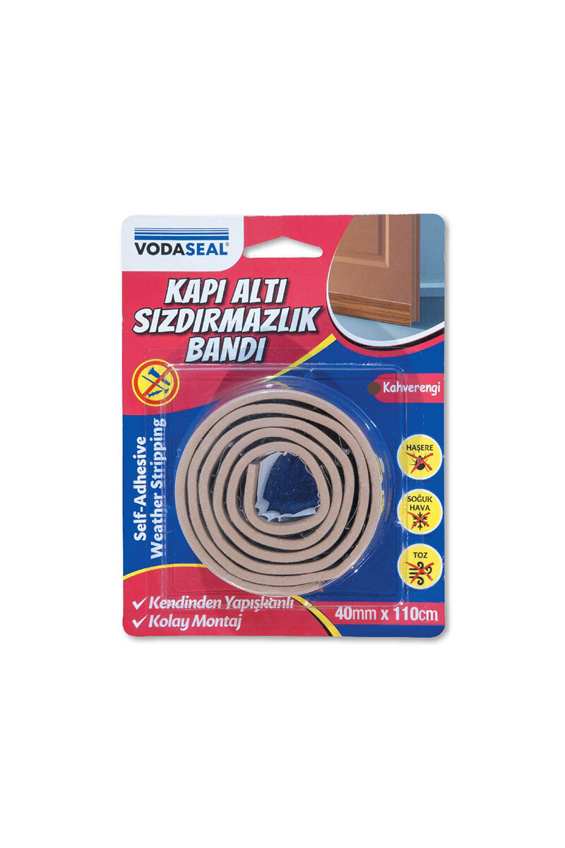 Vodaseal Kapı Altı Sızdırmazlık Bandı Kahve 40mmx110cm