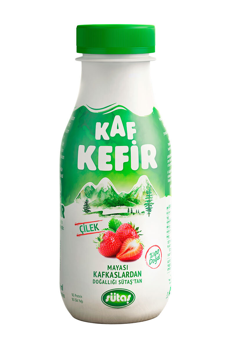 Sütaş Kaf Kefir Çilek 250 Ml