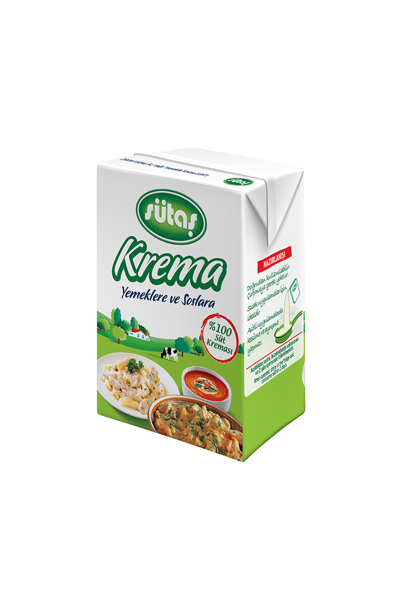 Sütaş Yemeklik Krema 200 Ml (%18 Yağlı)