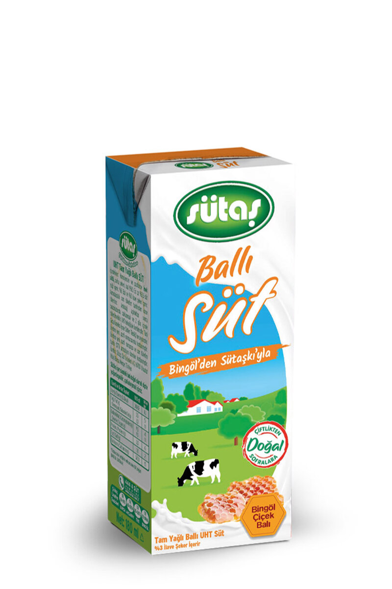Sütaş Ballı Süt 180 Ml