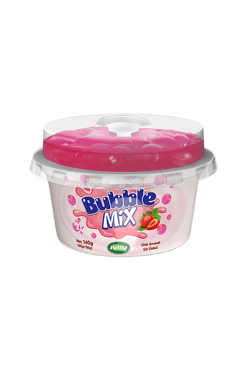 Sütaş Bubble Mix Çilekli 140 G